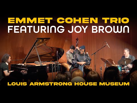 Emmet Cohen Trio feat. Joy Brown Live at the Louis Armstrong House Museum