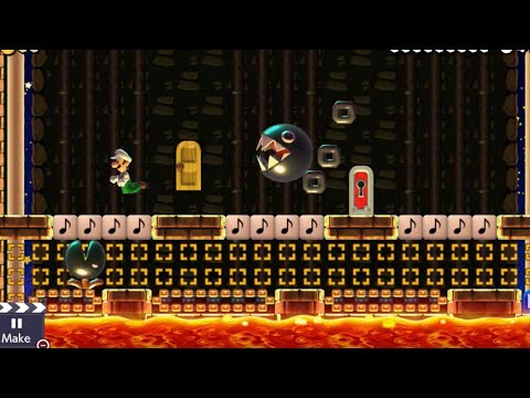 Super Mario Maker 2: Chomp Rock's Sunken Ruins (Boss Battle Preview)