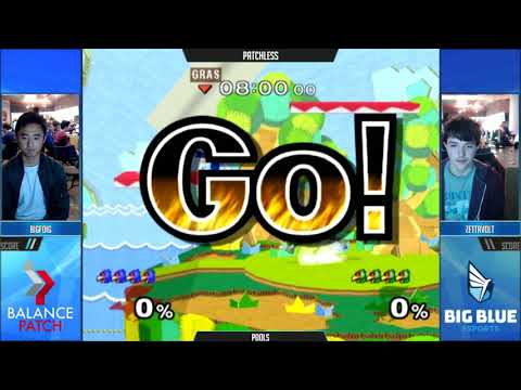 Patchless SSBM - BigFoig (Blue Falco) vs. ZettaVolt (Green Falco) - Melee Pools