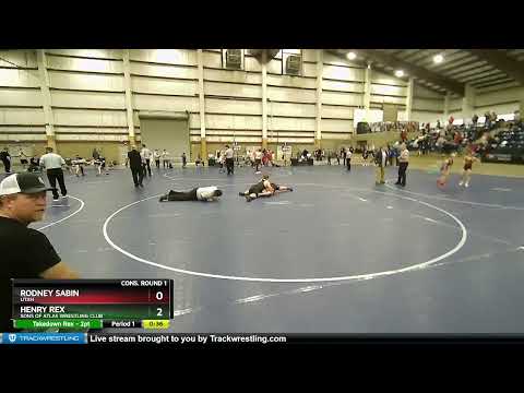 187 Lbs Cons. Round 1 - Rodney Sabin, Utah Vs Henry Rex, Sons Of Atlas Wrestling Club C869
