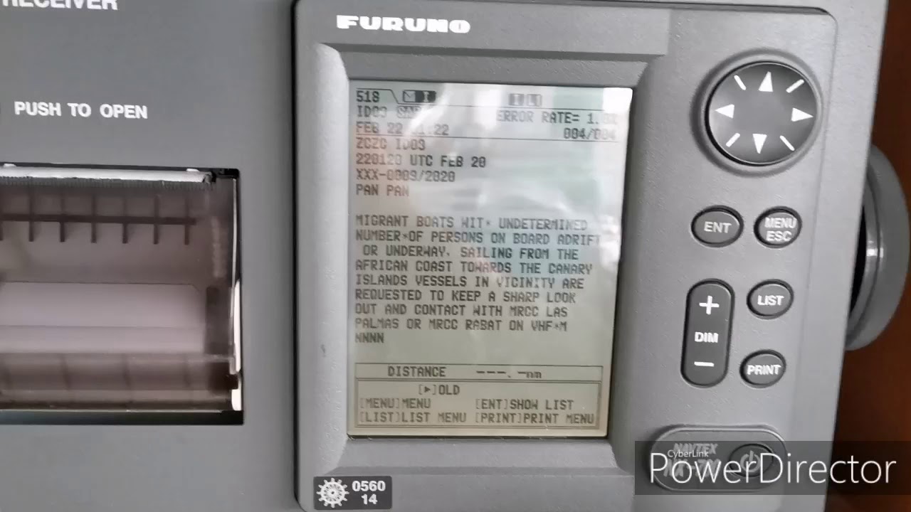 Kiểm tra FURUNO NAVTEX NX-700 