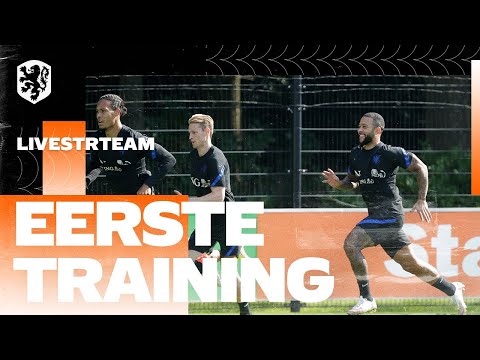Training van het Nederlands elftal ?