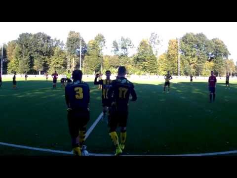 De Ster 1 vs BSV Limburgia/Kamerland 1 op  16 oktober 2016 samenvatting