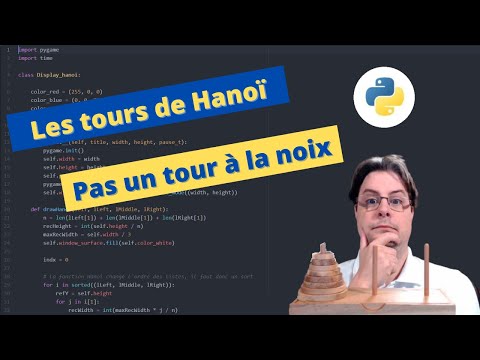 Algorithme récursif Les tours de Hanoï