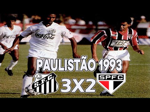 PAULISTAO 1993 - SANTOS 3X2 SÃO PAULO - JOTA JUNIOR