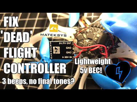 Drone Flight Controller Dead 3 beeps? (Fix with 5v Micro BEC!)
