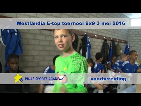 Pinas Sports Academy - voorbereiding E-top toernooi Westlandia 3-5-16