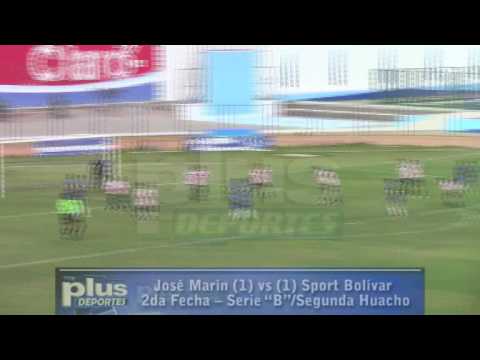 José Marín (1) vs (1) Sport Bolivar - 2da Huacho/2013.