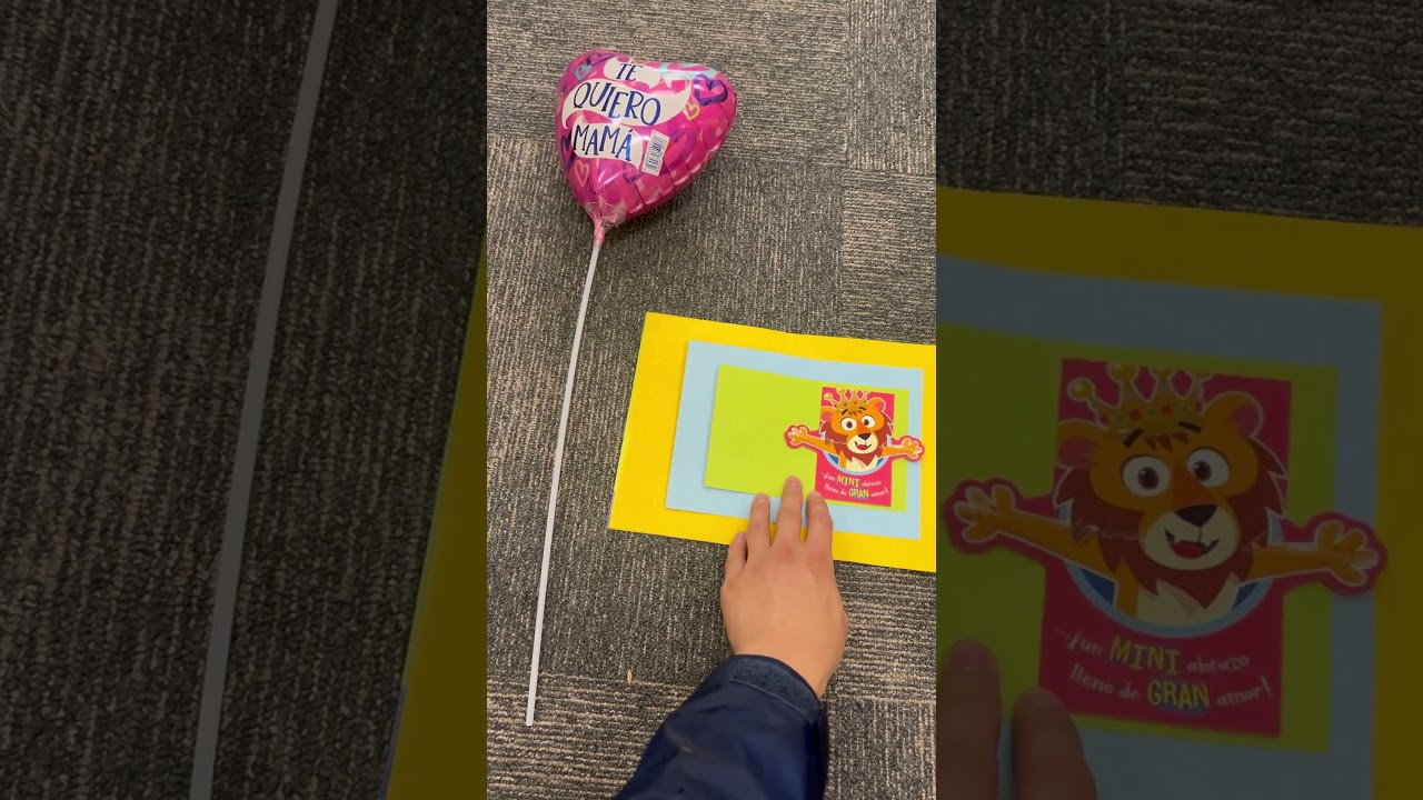 Spanish Mothers Day Balloon and Spanish Fathers Day Card 6/15/25