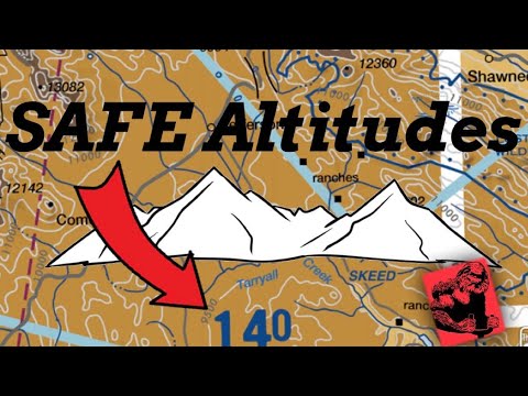 How to Use the VFR sectional to pick SAFE Altitudes. (Private Pilot Ground Lesson 26)