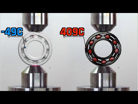 HYDRAULIC PRESS VS BALL BEARINGS! Which Will EXPLODE First?