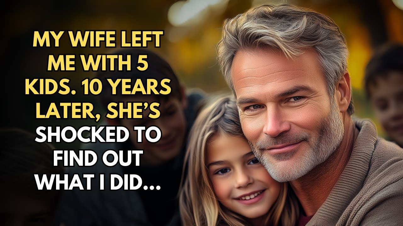 My Wife Left Me With 5 Kids. 10 Years Later, She’s Shocked To Find Out What I Did...