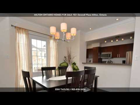 MILTON ONTARIO HOMES FOR SALE: 921 Deverell Place, Milton, Ontario - Virtual Tour
