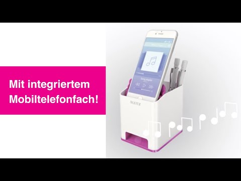 Artikelvideo 1 für AKTION: LEITZ Stiftehalter WOW Duo Colour perlweiß/blau Polystyrol 2 Fächer 9,0 x 10,1 x 10,0 cm mit Prämie nach Registrierung, Artikelnummer 313580