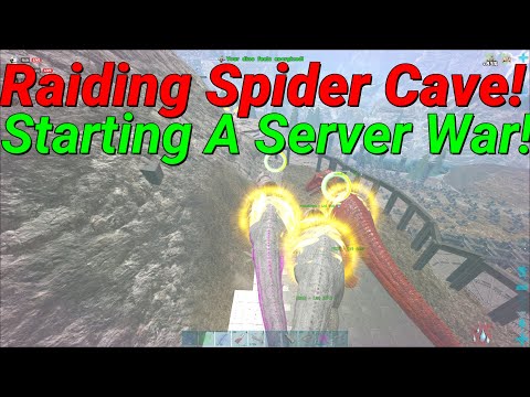 Raiding Spider Cave! They Have To Team To Save Their Cave! - Small Tribes- Ark Survival Evolved 2021