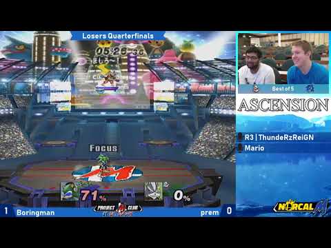 "Ascension 8/18/18" - Boringman (Sonic) v. prem (Roy/Wolf/Fox) - Losers Quarters