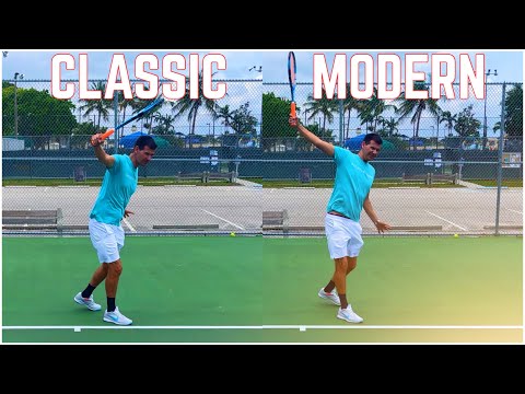 Classic vs Modern One-Handed Backhand Tennis Technique