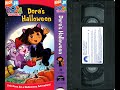 Opening To Dora The Explorer Dora S Halloween US VHS 2004