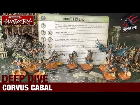 WARCRY CORVUS CABAL DEEP DIVE - Fighters, Cards & Abilities - Warhammer Warcry Warband Age of Sigmar