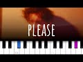 Please ~ Jagger Finn (piano tutorial)