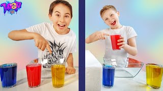 TWIN Telepathy SLIME Challenge | Bro VS Bro | Johann Loop