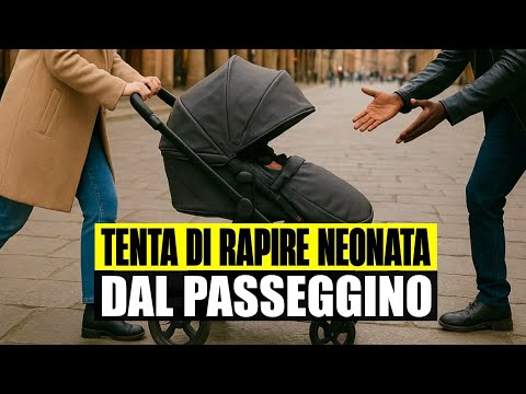 Terror in Bologna: Young African man attempts to kidnap a baby from her stroller. Chased and arre...