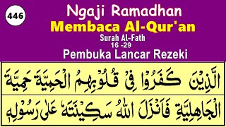 Download lagu Learn to recite the Quran for beginners: Easy way to read Surah Al Fath 16-29, EP. 446 mp3