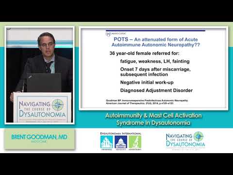 Autoimmunity & Mast Cell Activation in Dysautonomia