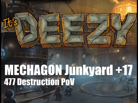 +17 Operation: MECHAGON-Junkyard Destruction Warlock PoV Mythic+ Fortified/Teeming/Quaking/Awakened
