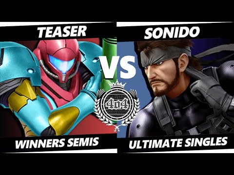 4o4 Smash Night 71 - Teaser (Samus) vs Sonido (Snake) - Winners Semi-Final