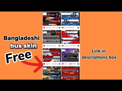 Bangladeshi Bus Simulator Game || Bangladeshi Bus Skin 100+ || How To Setup Bangladeshi Bus