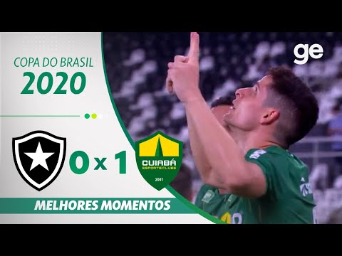 Gols e lances de Botafogo x Cuiabá