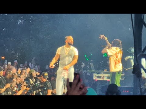 DRAKE BRINGS OUT  VYBZ KARTEL & REMA @ WIRELESS FESTIVAL