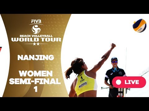 Волейбол Nanjing 2-Stars — 2018 FIVB Beach Volleyball World Tour — Women Semi Final 1
