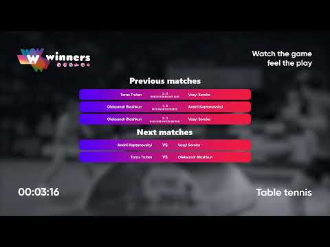 WINners League 08.02.2022 Blashkun O. - Soroka V. 21:30