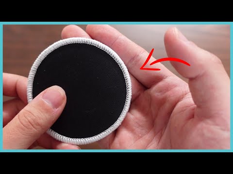 [Quick Demo] How to Make a Velcro Back Patch With Embroidery (Clean Merrow Replica Edge!!)