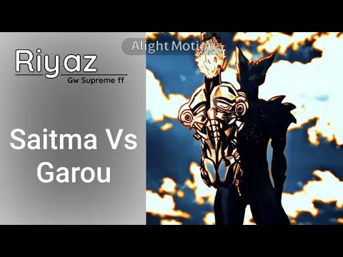 Genos ka Badla Lega- Saitma Vs Garou 💥 Fight | XML💫 | 4k Edit 👑💫 | [XML+CLIP]⤵️