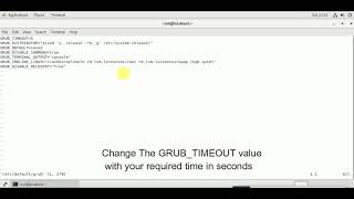How to Change the Grub timeout value in Centos 7 or RHEL7