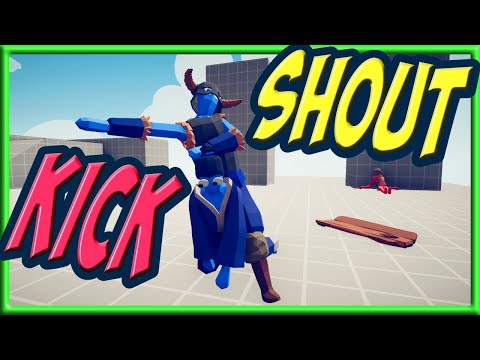 Shout & Kick! Taekwondo and Shouter vs Every Faction 2v1 - TABS Bug DLC +MODS Gameplay