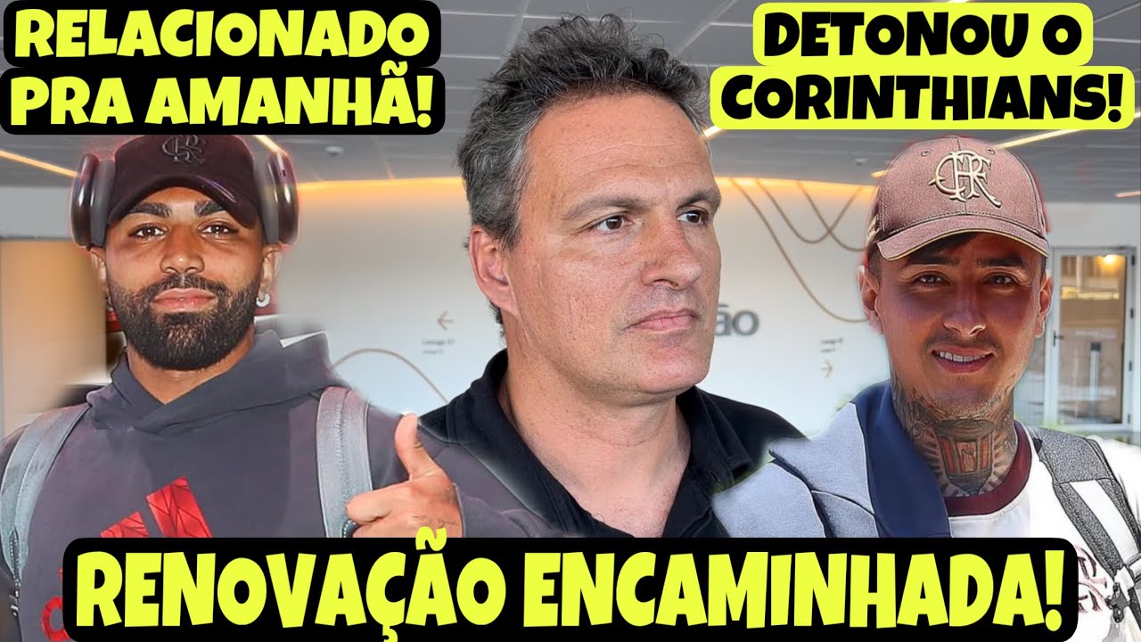 URGENTE! RENOVAÇÃO ENCAMINHADA! GABIGOL CONFIRMADO NO EMBARQUE DO MENGÃO! DIRETOR DETONA CALOTEIR@S!