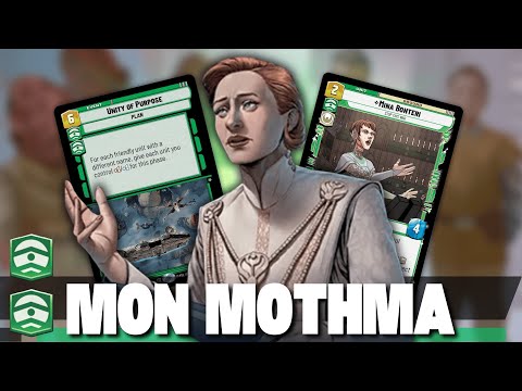 THE BEST SET 6 LEADER? MON MOTHMA GREEN! - Gameplay / Star Wars Unlimited