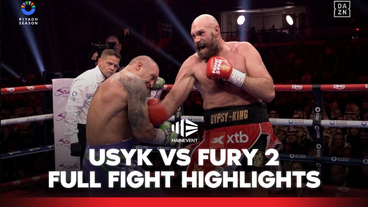 Usyk vs Fury full fight highlights  💥 Rematch goes the distance 🤩 | Main Event