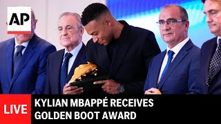 Download lagu LIVE: Kylian Mbappé receives Golden Boot award for 2024-2025 season mp3 Download lagu LIVE: Kylian Mbappé receives Golden Boot award for 2024-2025 season mp3