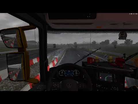 ETS2 PROMODS ROTTERDAM TO VILNUS LATVIA SCANIA V8