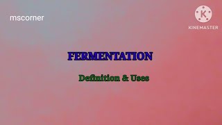 Fermentation - Definition, Uses & Examples