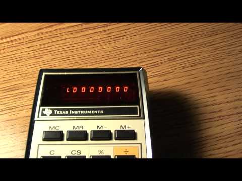 Mint in the Box 1975 Texas Instruments TI-1250 Calculator