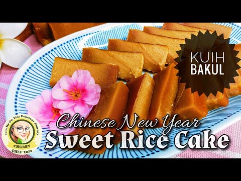 Kuih CNY Kuih Bakul - Dalam Loyang | CNY Sweet Rice Cake