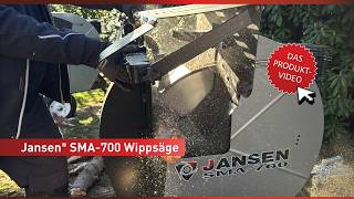 Jansen SMA-700 Kotúčová píla s benzínovým motorom, 700mm čepeľ