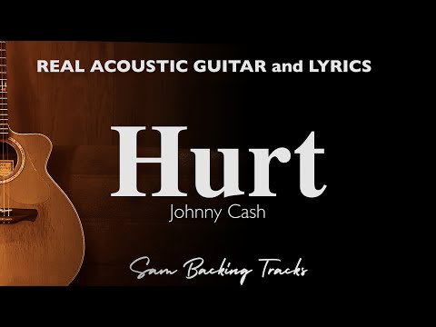 Hurt - Johnny Cash (Acoustic Karaoke | Original Key)