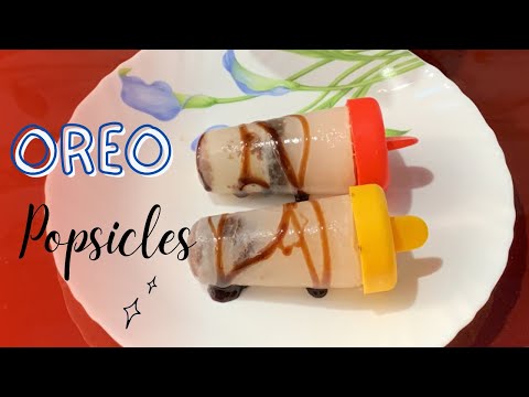 Oreo Popsicles || Super easy and tasty oreo popsicle recipe || #suraiyasstory #popsicle  #oreo